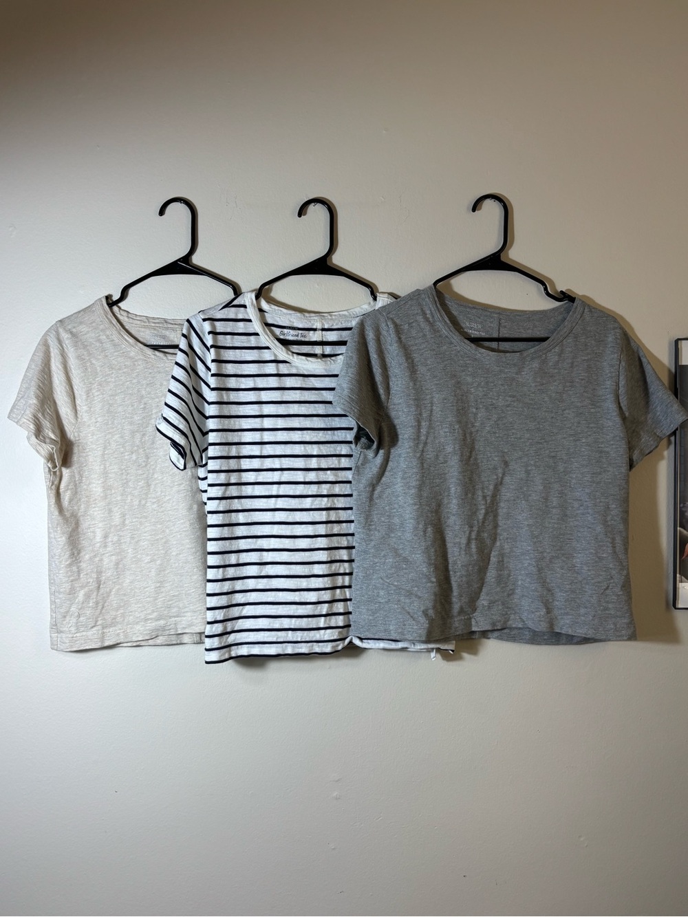 3 Pack Women’s J.Crew Girlfriend Tee L